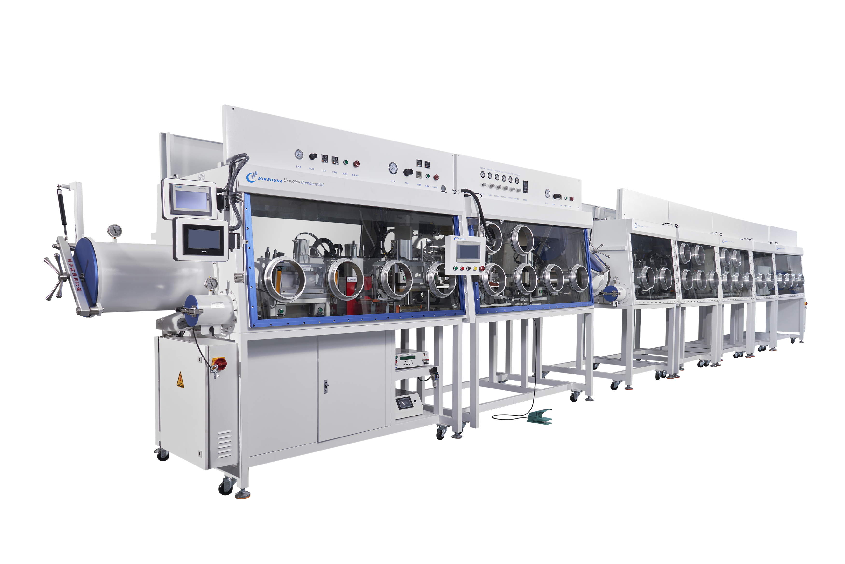 Lithium metal solid-state battery intelligent equipment line