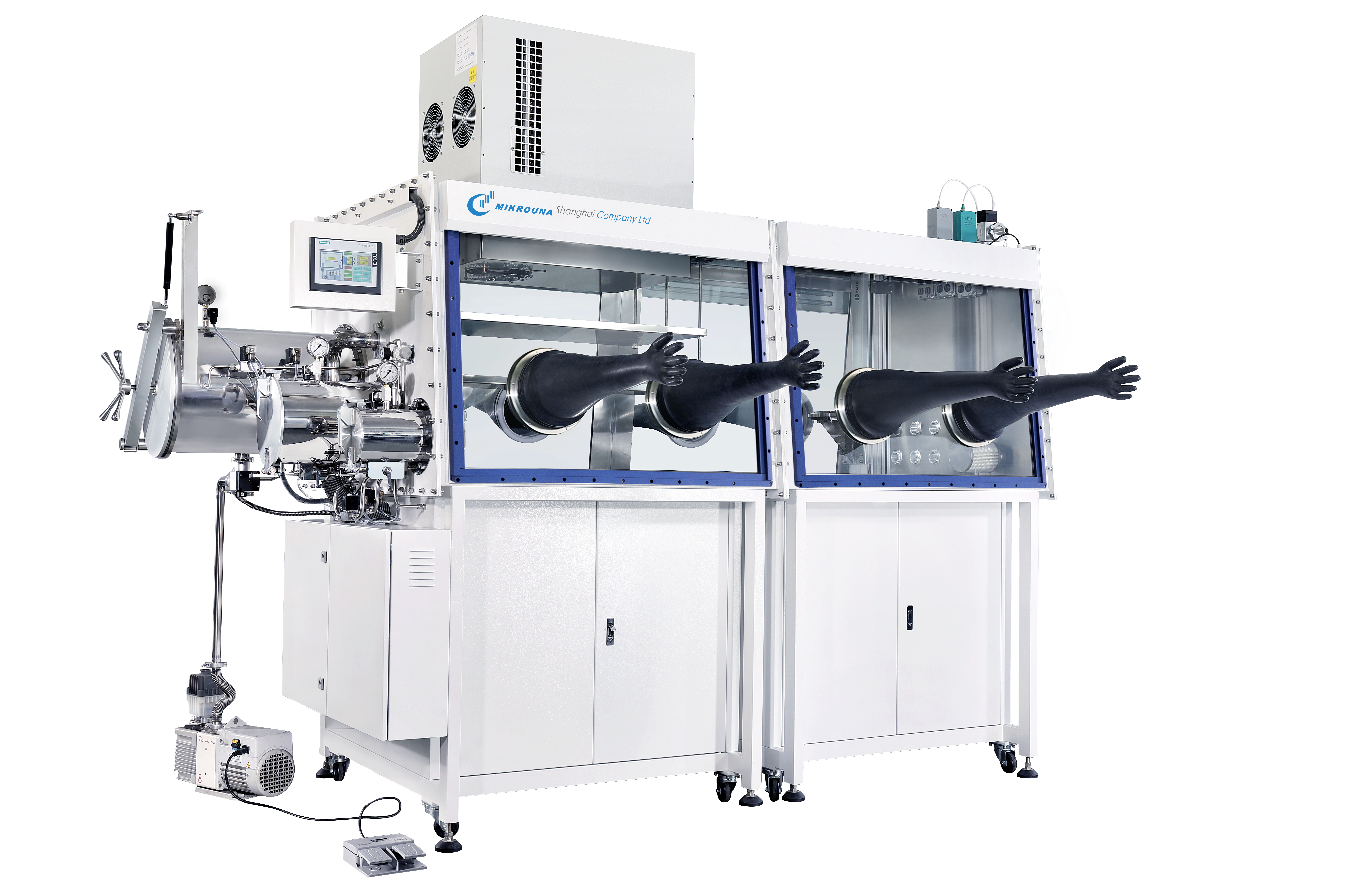 New window - Aluminum alloy - Three transition compartment with air conditioning glove box